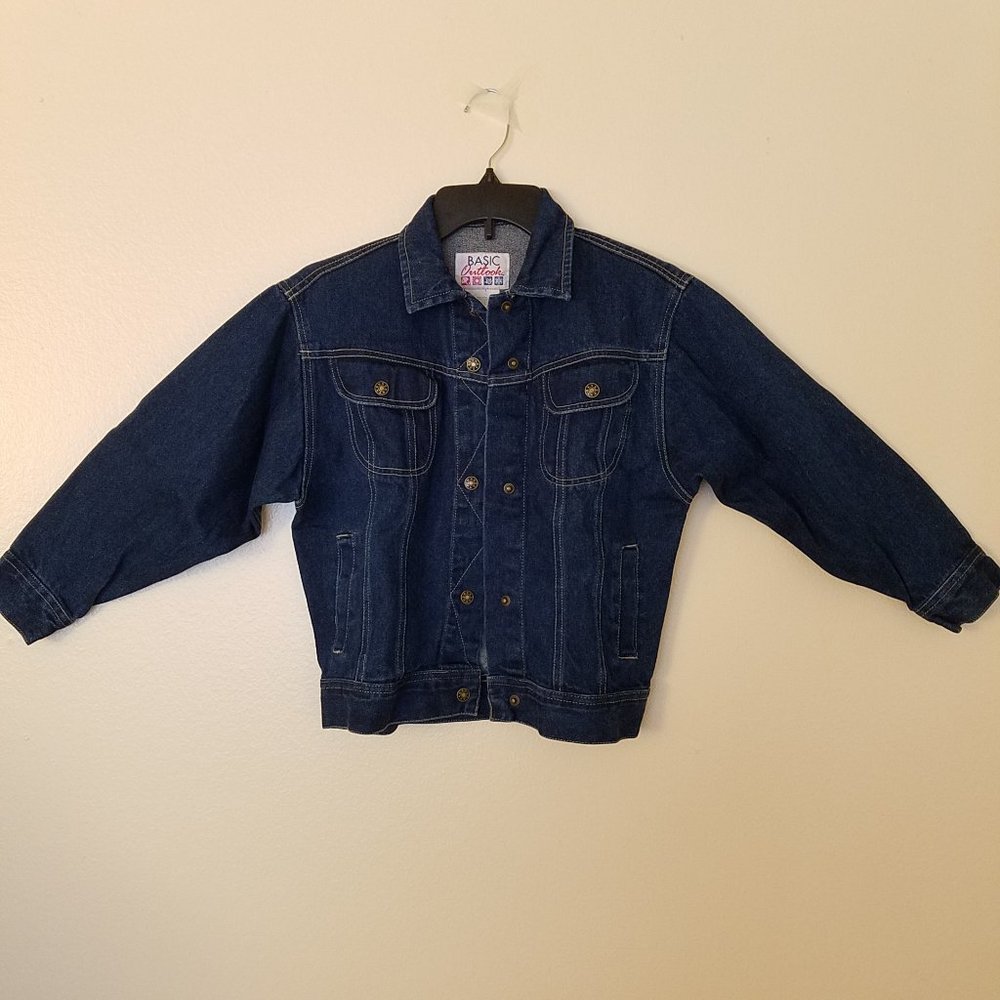 Vintage 80's Denim Jacket, Girl, Woman's, Junior's